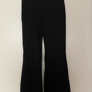 Elegant Black Flare Women's Pants